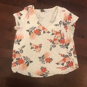 Floral print shirt